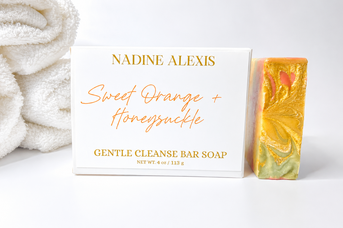 Sweet Orange + Honeysuckle Bar Soap